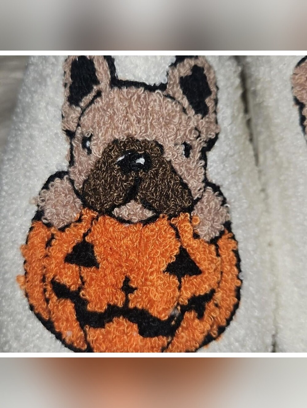 🎃🎃Frenchie Halloween Slippers🎃🎃 - Picture 4 of 9